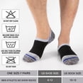 thumbnail image 6 of COOPLUS 10 Pairs Mens No Show Socks  Low Cut Comfort Cushion Casual Socks, 6 of 6