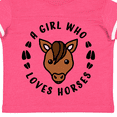 thumbnail image 4 of Inktastic A Girl Who Loves Horses Boys or Girls Toddler T-Shirt, 4 of 5