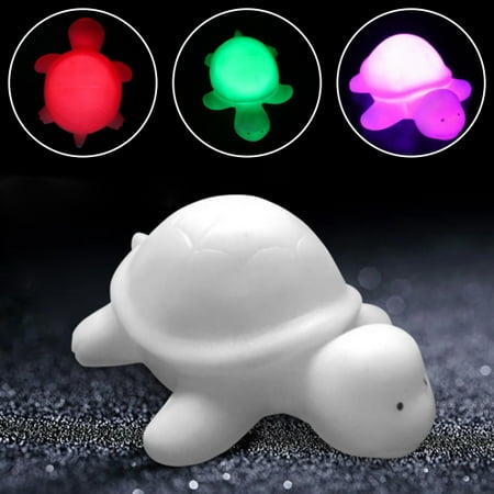 

Zhaomeidaxi Turtle LED 7 Colours Changing Night Light Desk Lamp Party Christmas Party Present Battery Operated Colorful Bedside Light Home Kids Bedroom Decor for School Student Awards