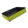 thumbnail image 2 of Caja de arena de viaje portátil para gatos, sin olor, ligera, impermeable, plegable, caja de arena de viaje para suministros para gatos, verde L 35 x 45 cm/13,8 x 17,7 pulgadas, 2 of 13