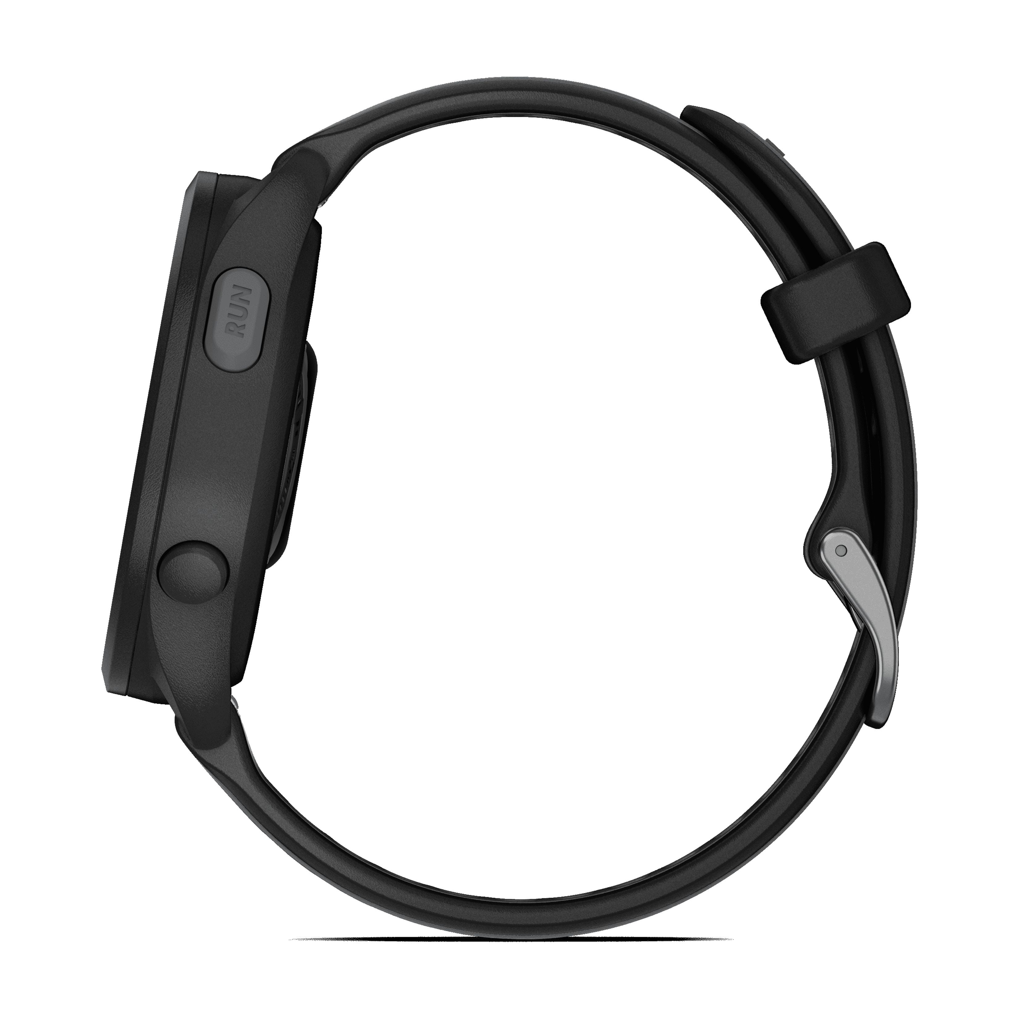 Garmin Forerunner 165 GPS Running Smartwatch, Fitness Tracker Smart Watch For Men and Women Bundle with Accessories - Black/Slate Gray