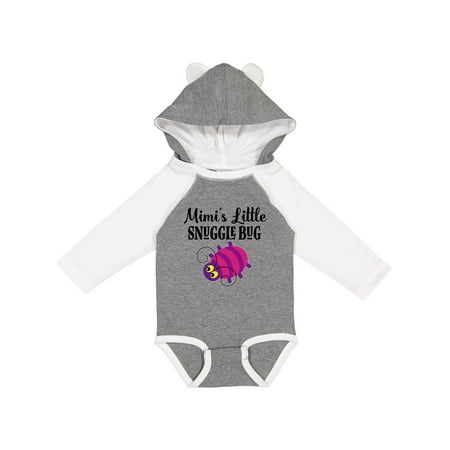 

Inktastic Mimi Little Snuggle Bug Gift Baby Girl Long Sleeve Bodysuit