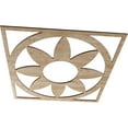 thumbnail image 2 of 20"OD x 7"ID x 1/4"T Blume Wood Fretwork Pierced Ceiling Medallion, Red Oak, 2 of 3