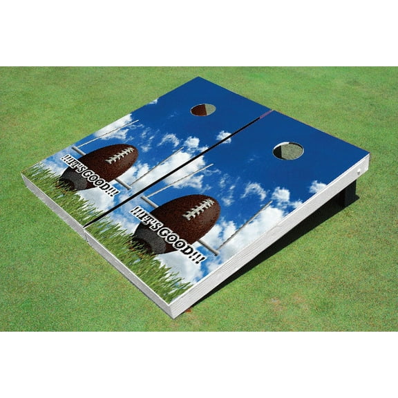Field Goal Themed Cornhole Board Set