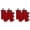 Red, variant on 4/8 Pcs 18x9 Inch Canopy Weights 120 LBS Sand Bags for Pop Up Tent - Weight Bags for Outdoor Gazebo Trampoline Pergola, Heavy Duty Leg Weights for Canopy (Without Sand)