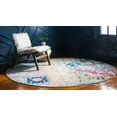 thumbnail image 3 of Rugs.com El Paso Collection Rug – 8 Ft Round Multi Medium Rug Perfect For Kitchens, Dining Rooms, 3 of 9