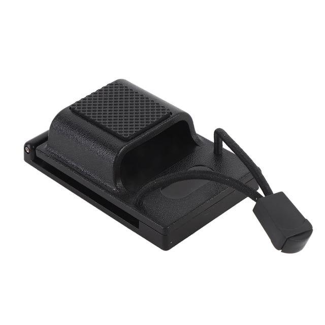 Funda Universal Para Cinturón De Radio, Funda Para Radio De 2 , ABS Negro, Antideslizante, Compacta Para Cinturón De Servicio Policial