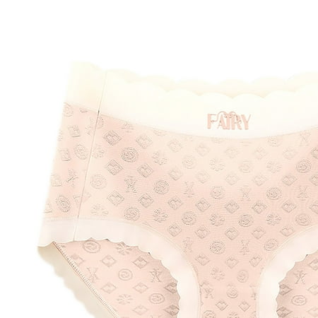 

Quealent Women Panties Cotton Thong Women Panties Lace Lingerie Underwear Low-waist Women s Panties B M