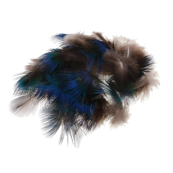simhoa 50 Pieces Peacock Feather Embellishment for Home Party Decoration 5x3cm