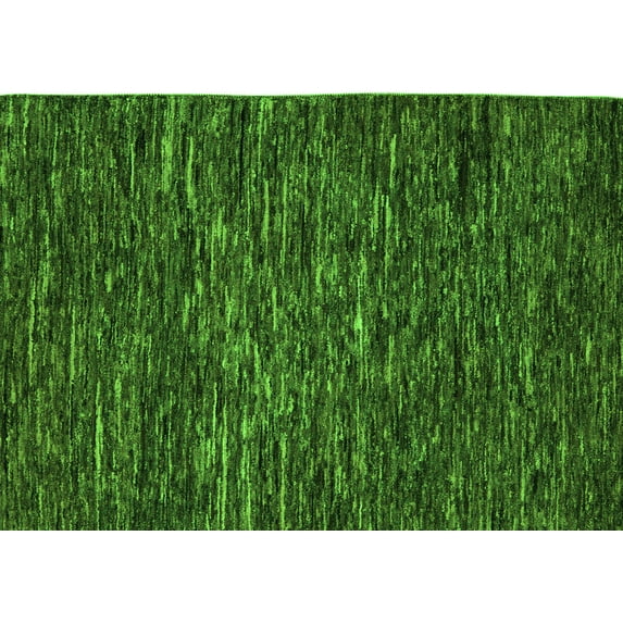 Ahgly Company Indoor Rectangle Abstract Green Modern Area Rugs, 8' x 12'