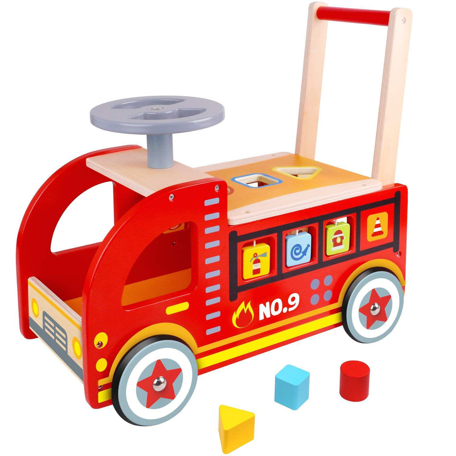 Featured image of post Ride On Toy Fire Engine - This fire engine truck toy also has extendable support legs that provide stability during playtime.