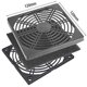 thumbnail image 3 of 2 Pcs Dustproof Blower Guard ABS Computer Ventilator Grill 120mm Fan Filter Fan Mesh Cover Tool-Free, 3 of 5