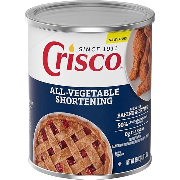 Pack of 1 Crisco All-Vegetable Shortening, 48 Ounce
