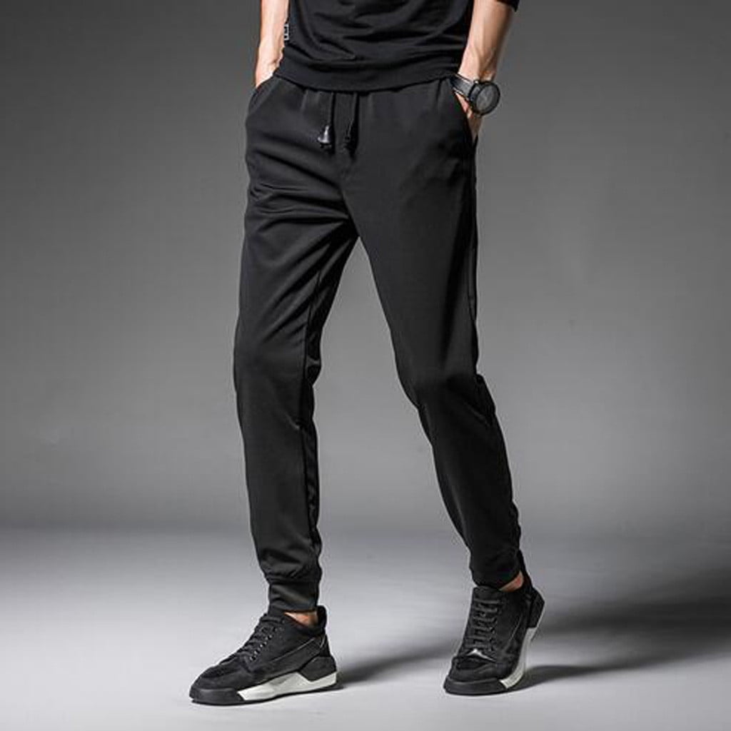 Aayomet Sweatpants For Men With Pockets Men's Elastic Bottom Sweatpants ...