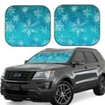 thumbnail image 1 of Vsdgher Christmas Snow Print Car Windshield Sun Shade, Reflective Sunshade Window Sunshade Sun Visor Protector Fit for Cars,Trucks,SUVs-Small, 1 of 6