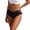 a-24Black10, variant on Women Mid Rise Ruffle Trim Bikini Bottom Solid Color Stretch High Elastic Breathable Curved Waist Cheeky Fit Beach Swim Briefs Separate Swimwear Bottom Lightweight Swimwear S