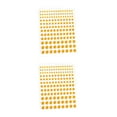 thumbnail image 4 of Soidarity Ojo cara gemas pegatinas de diamantes de imitación Bling cristal brillo ceja maquillaje accesorio DIY uñas arte decoraciones boda Amarillo 2Conjunto, 4 of 6