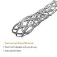 thumbnail image 3 of Unique Bargains Cable Pulling Grip 3FT Double Head Galvanizing Steel for Light & Heavy Cable(d:25-37mm,Silver), 3 of 4