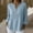 Light Blue, variant on XPMWRP Waffle Knit Tops for Women Button Down V Neck Henley Shirts Spring Fashion Roll Long Sleeve Shirts Dressy Casual Tunics Light Blue XXL