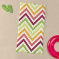thumbnail image 3 of CafePress - Zigzag Chevron Stripes Pattern - Large Beach Towel, Soft 30"x60" Towel with Unique Design, 3 of 3