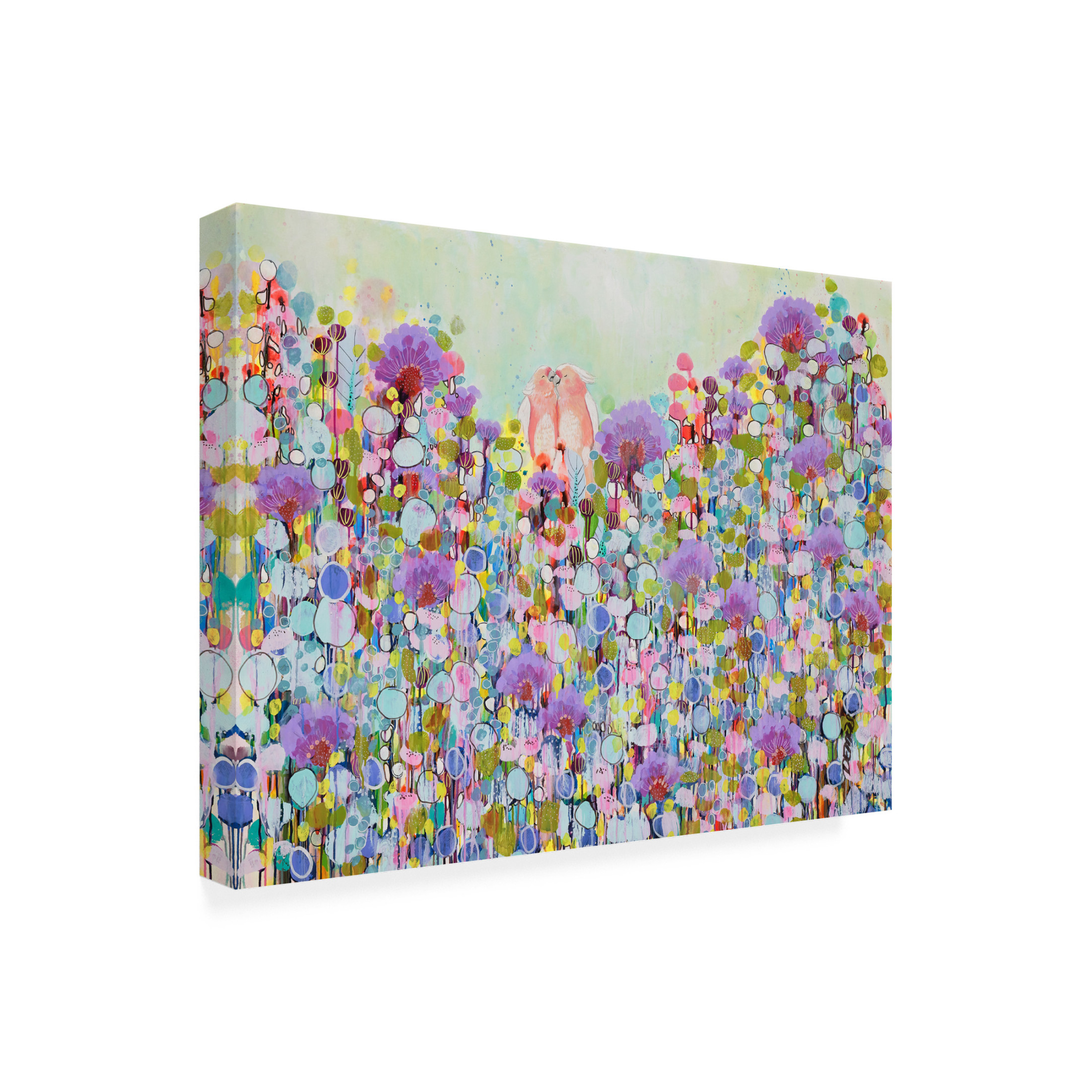 Canvas Wall Art - Sylvie Demers 'Cherir Sylvie Demers' Wall Art for Living Room, Bedroom, or Office D?cor by Trademark Fine Art - 19 x 14 Inches