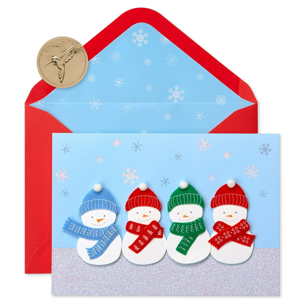 Papyrus Snowmen Boxed Holiday Cards, 8Count
