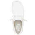 thumbnail image 3 of HEYDUDE Wally Stretch Sox Wide , White, 8, 3 of 6