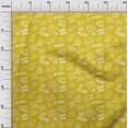 thumbnail image 3 of oneOone Tissu Popeline de Coton Jaune pour Jeu Vidéo, Matériel de Robe Imprimé au Mètre 56 Pouces de Large, 3 of 4