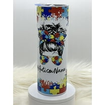 20 oz Autism Nana Sublimation Tumbler
