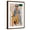 Brown Frame, variant on Art.com Anthony Clarke, 1985 Giclee Print by Jean-Michel Basquiat, 16" x 24"