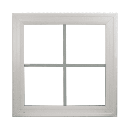 Double Pane Window 16" x 16" with Grids, Argon Filled, Low-E Glass Square Windows