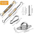 thumbnail image 2 of Duty M8 Sail Fixing Kit, 304 Less Steel Canopy Fixing Kit para Tri y Square, kit de accesorios (m8), 2 of 5