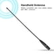 thumbnail image 4 of Antena portátil flexible de banda dual de 144/430 MHz con conector BNC de 38 cm para walkie talkie, 4 of 11