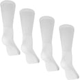 thumbnail image 3 of Noble Health Care Diabetic Non Skid Hospital Slipper Socks 6 Pack (10-13 White), 3 of 5