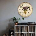 thumbnail image 5 of Reloj de pared decorativo vintage - Reloj de pared de madera silencioso y fácil de leer Adepaton BST3001062-1, 5 of 5