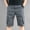 Gray, variant on WWV Cargo Shorts Men's Men's Work Shorts Pockets Straight-leg Shorts Solid Color Casual Comfy Loose Fit Mountaineering Workwear Pants Army Green L