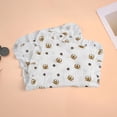 thumbnail image 3 of Burping Towel for Babies, Soft Cotton Gauze Fabric, 9.45 in x 15.75 in, Ruffled Edge, Highly Absorbent, Breathable, Reusable, 3 of 3