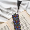 thumbnail image 6 of Kdxio Colorful Floral Print Metal Tassel Bookmarks,Perfect Gift for Art Lovers and Bookworms Metal Bookmarks for Women, 6 of 8