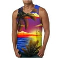 thumbnail image 1 of Birdeem Nouveau Débardeur Décontracté Mode Homme Été Floral Hawaïen Imprimé Sport Col Rond, 1 of 5