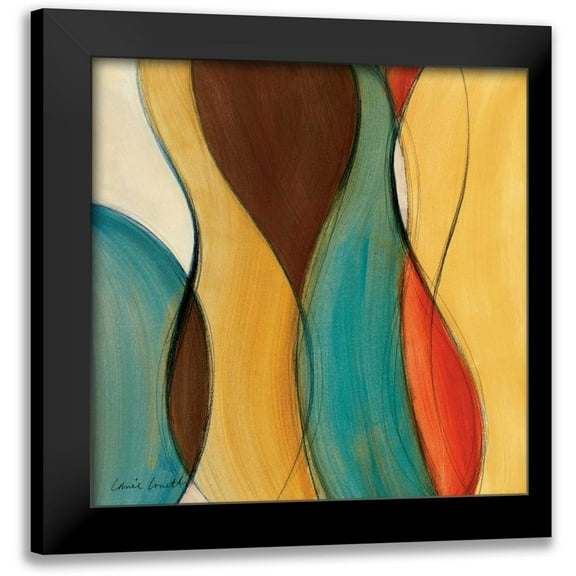 Loreth, Lanie 12x12 Black Modern Framed Museum Art Print Titled - Coalescence I