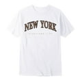 thumbnail image 4 of Kid Boys Tshirt New York Graphic T Shirt Short Sleeve Summer Tops Crewneck Tees Kids Clothes Girls Size 6-7 Years, 4 of 4