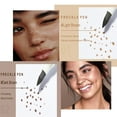 thumbnail image 2 of Freckle Pen, Lifelike Freckle Makeup Pen Freckle Color Concealer Pen, Waterproof Longlasting Soft Dot Spot Professional Make Up Kit for Natural Effortless Sun Kissed Makeup，Light Brown, 2 of 6