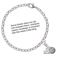 thumbnail image 2 of Delight Jewelry Silver-tone Mini Softball/Baseball with AB Crystal - Silver-tone Clip on Charm with Mini Year 2025, 2 of 4