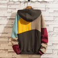 thumbnail image 2 of Sudadera con capucha para hombre, ropa técnica, estilo hip hop, blusa, chándal, patchwork, manga larga, jersey con capucha, otoño e invierno., 2 of 5