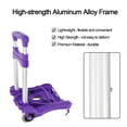thumbnail image 4 of Carretilla plegable Sutekus Hand Truck, 50 kg, ligera, color morado, 4 of 7