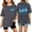 Grey, variant on Xijirk Girls T Shirts Graphic Print Tees and Casual Shirts Short Sleeve Comfortable Daily Wear Tops,90