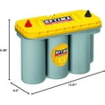thumbnail image 4 of OPTIMA Batteries High Performance D31T Yellowtop, 4 of 4