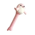 thumbnail image 2 of koolsoo Badminton Racket Handle Cover with Drawstring Absorbent Knitted Stuffed Doll Pink, 2 of 9