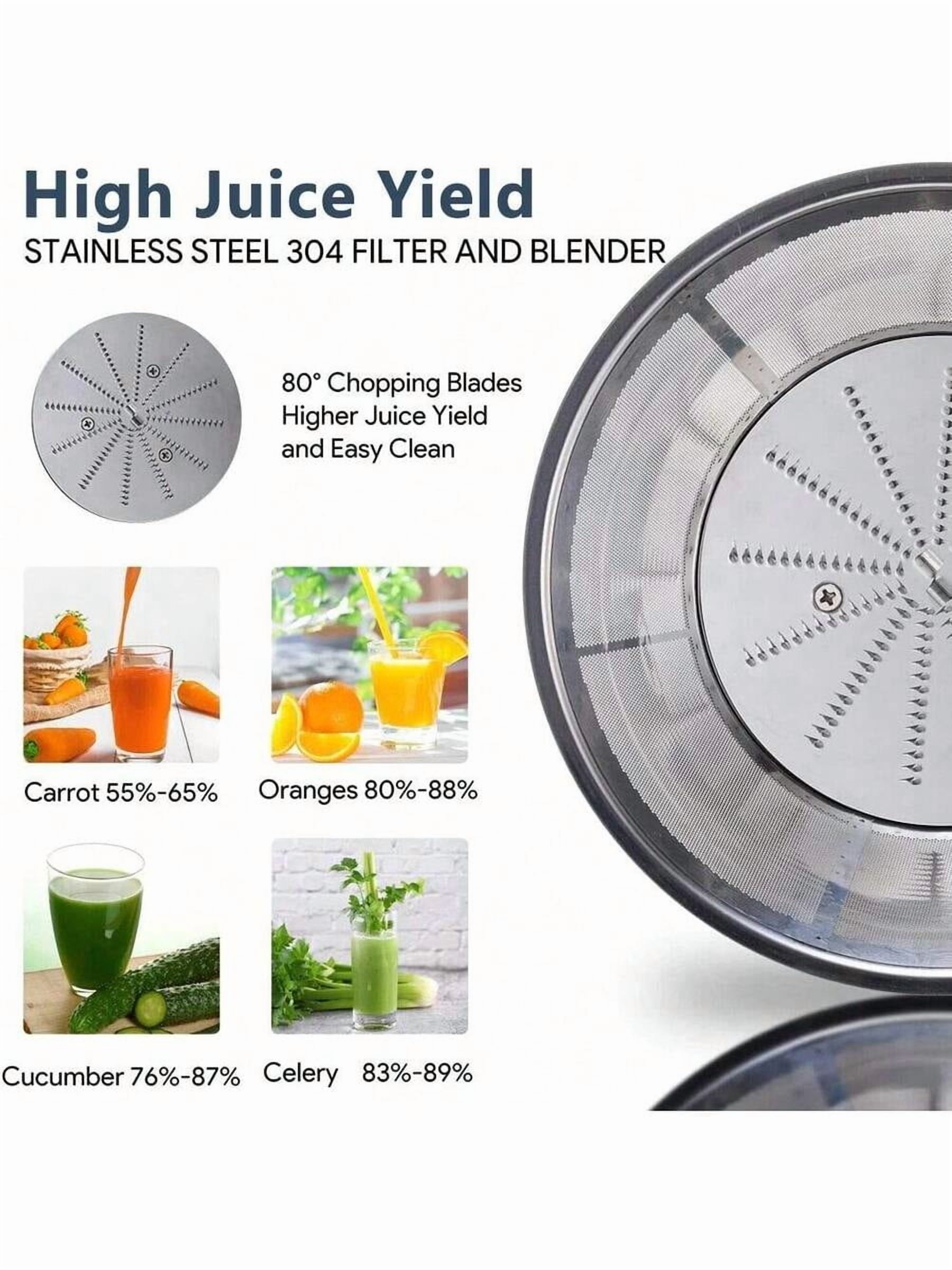 800W Electric Juicer Fruit Vegetable Blender Juice Extractor Citrus Machine New