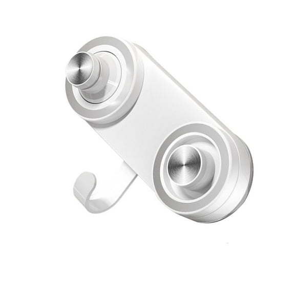 WE-POLUJ Wall Mounted Hair Dryer Mount with Strong Suction Blower Rack with Magnetic Rings